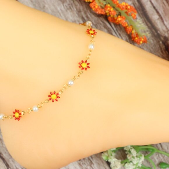 "Dainty Anklet for Women – Elegant Everyday Jewelry & Perfect Gift | MLCRC1520 - Picture 4 of 10